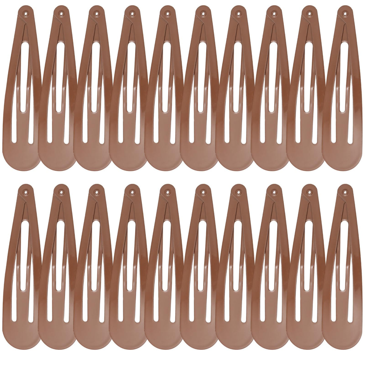 WILLBOND front view of 30 brown clips showing quantity and neat packaging