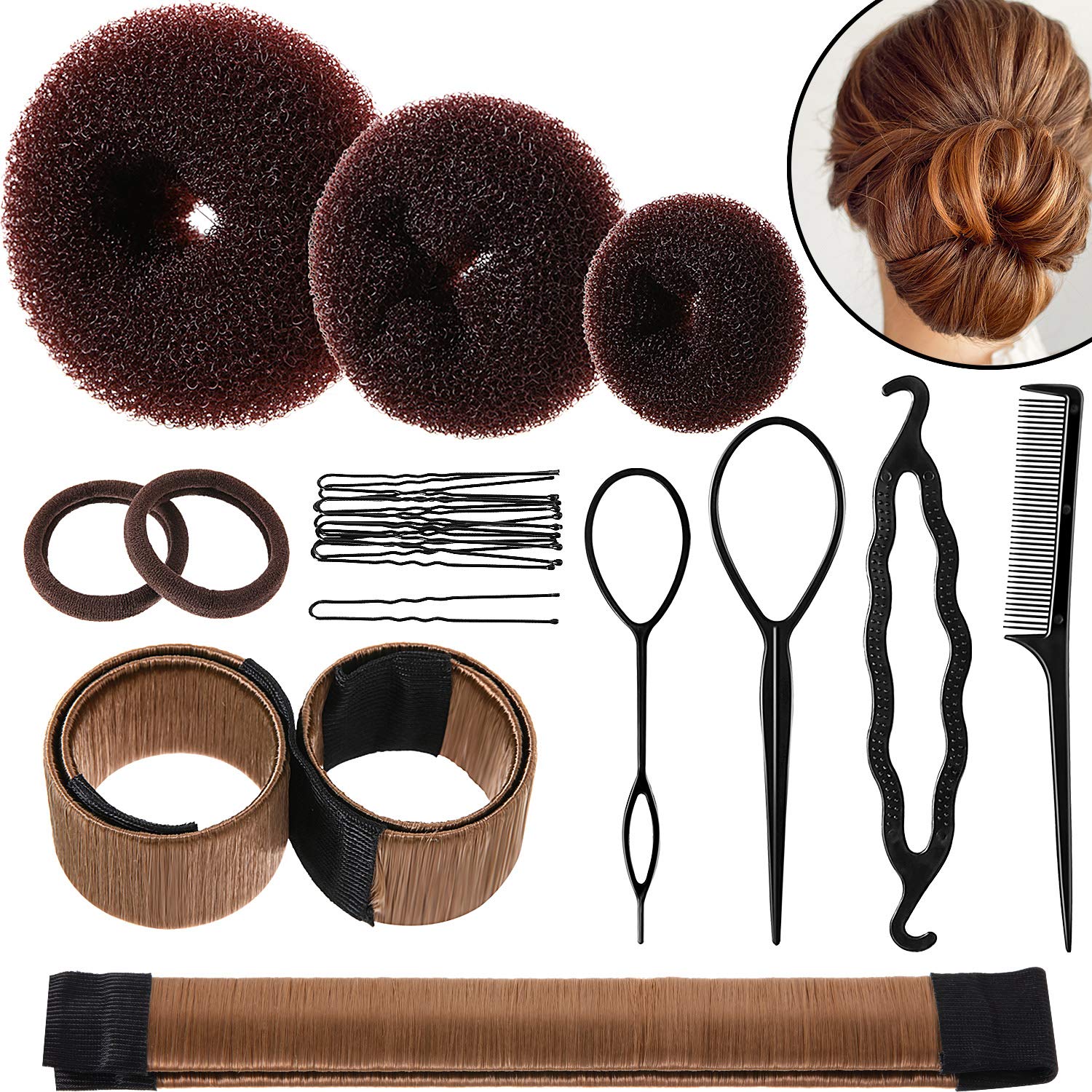 WILLBOND front view of full brown kit showing contents and benefits