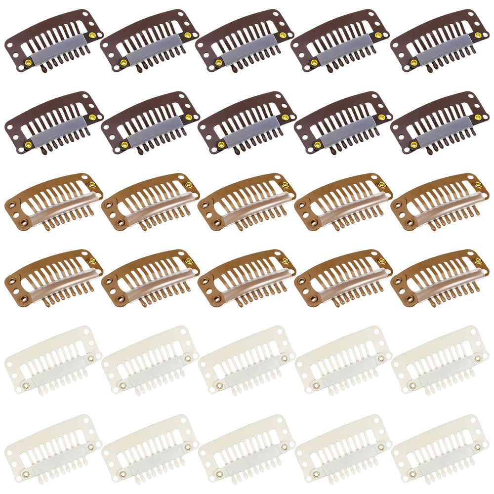 WILLBOND front view of 30-piece clip pack showing multicolor fasteners and quantity benefit