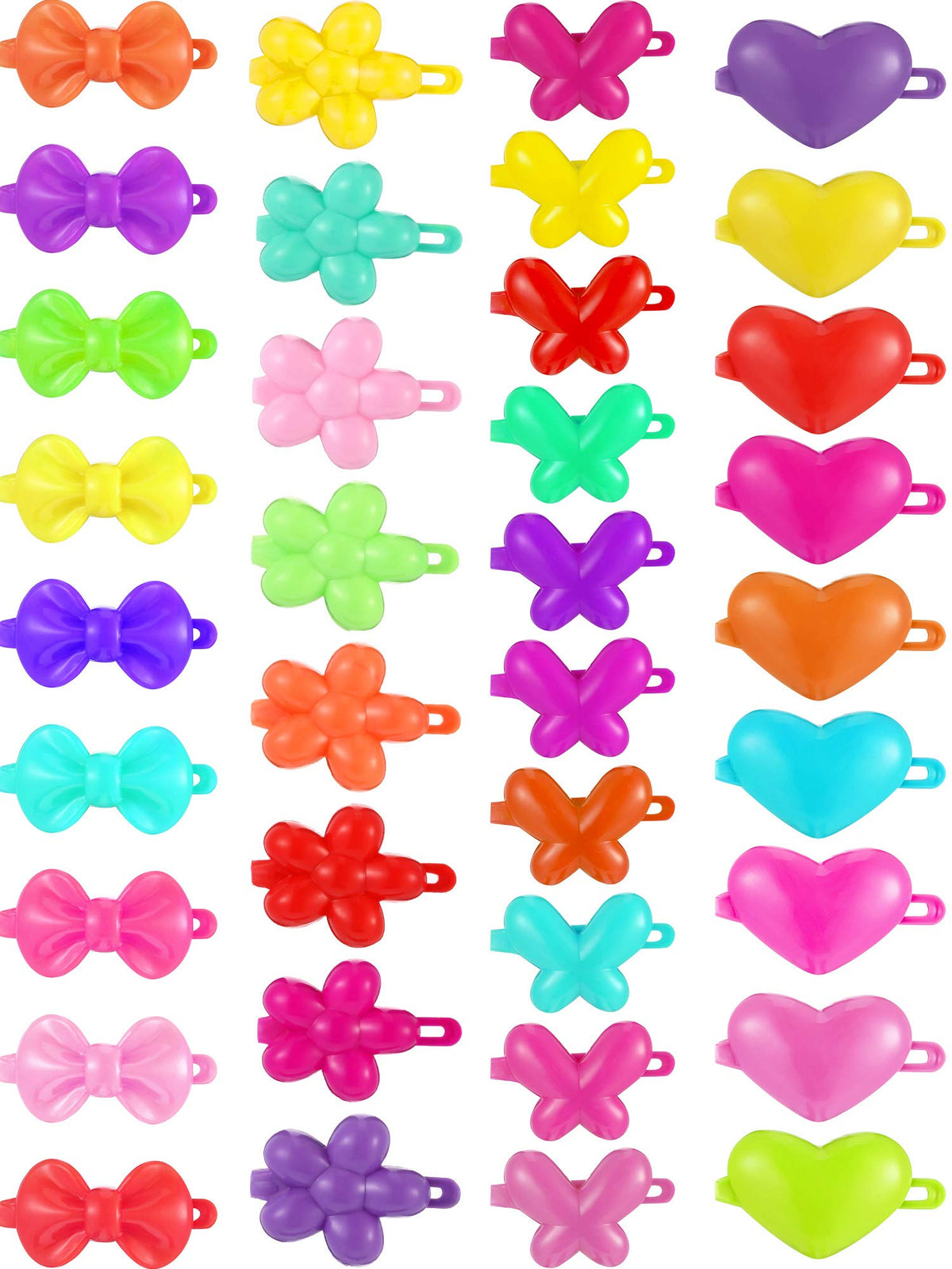 WILLBOND front packaging showing 100 colorful barrettes and mixed styles for variety