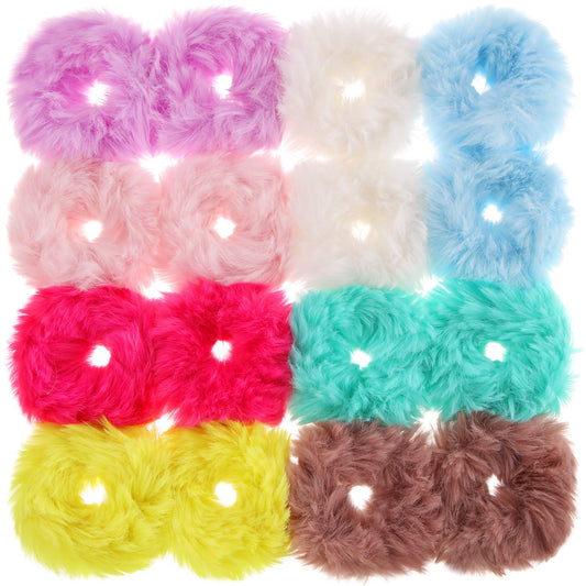 WILLBOND front packaging showing 16 colorful scrunchies and benefits
