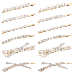 WILLBOND front packaging showing gold and white bobby pins for elegant styling