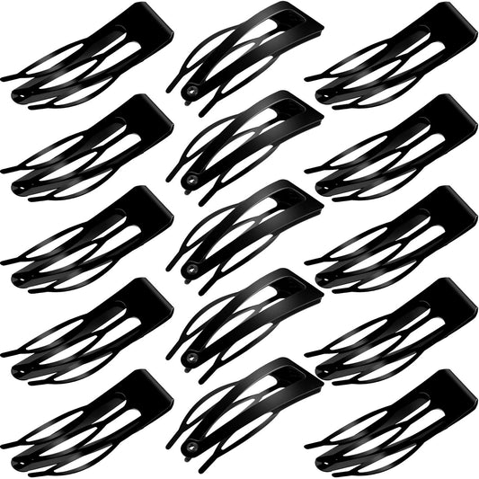 WILLBOND front view of 32-piece black clip pack showing quantity and convenience