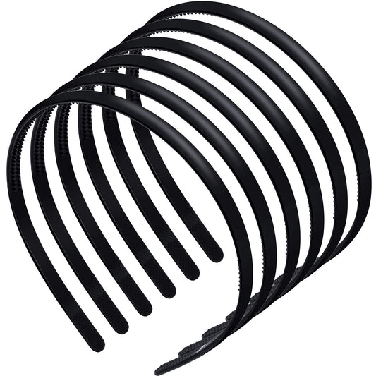 WILLBOND front view of six-piece headband pack showing colors and slim profile for versatile use