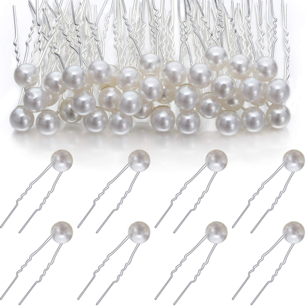WILLBOND front packaging showing 40 pearl hair pins and elegant presentation