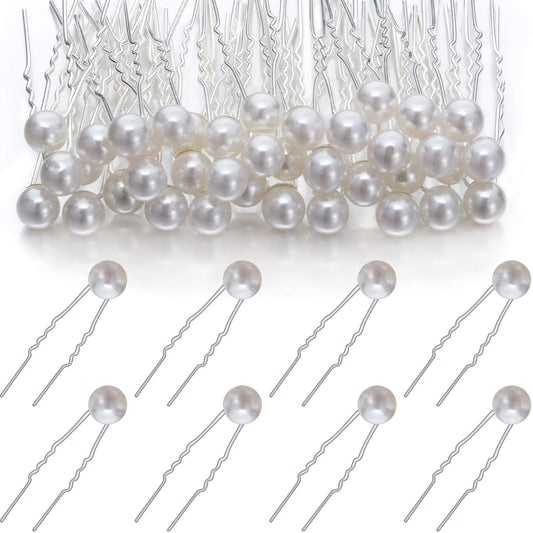 WILLBOND front packaging showing 40 pearl hair pins and elegant presentation