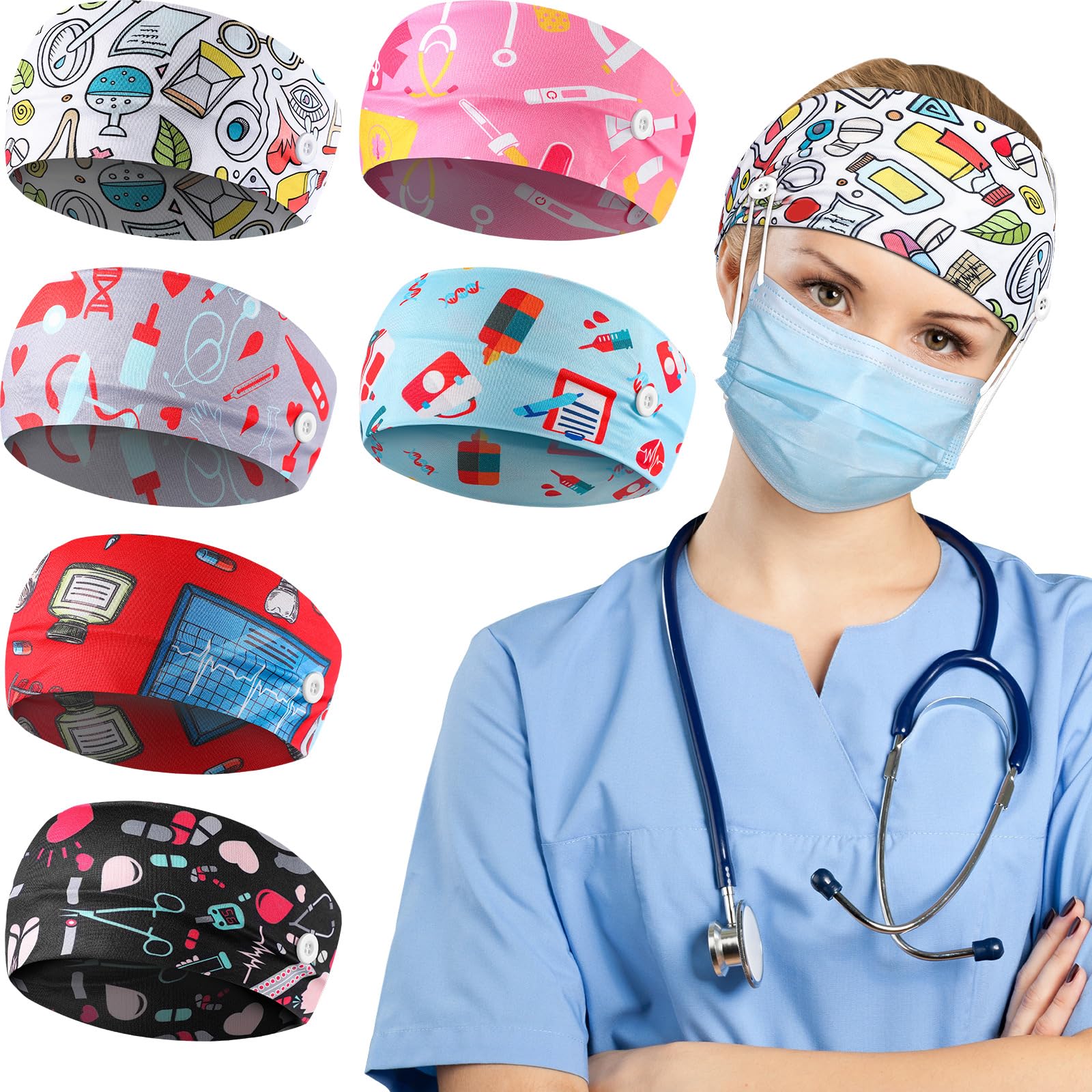WILLBOND front packaging showing six headband styles and variety benefits