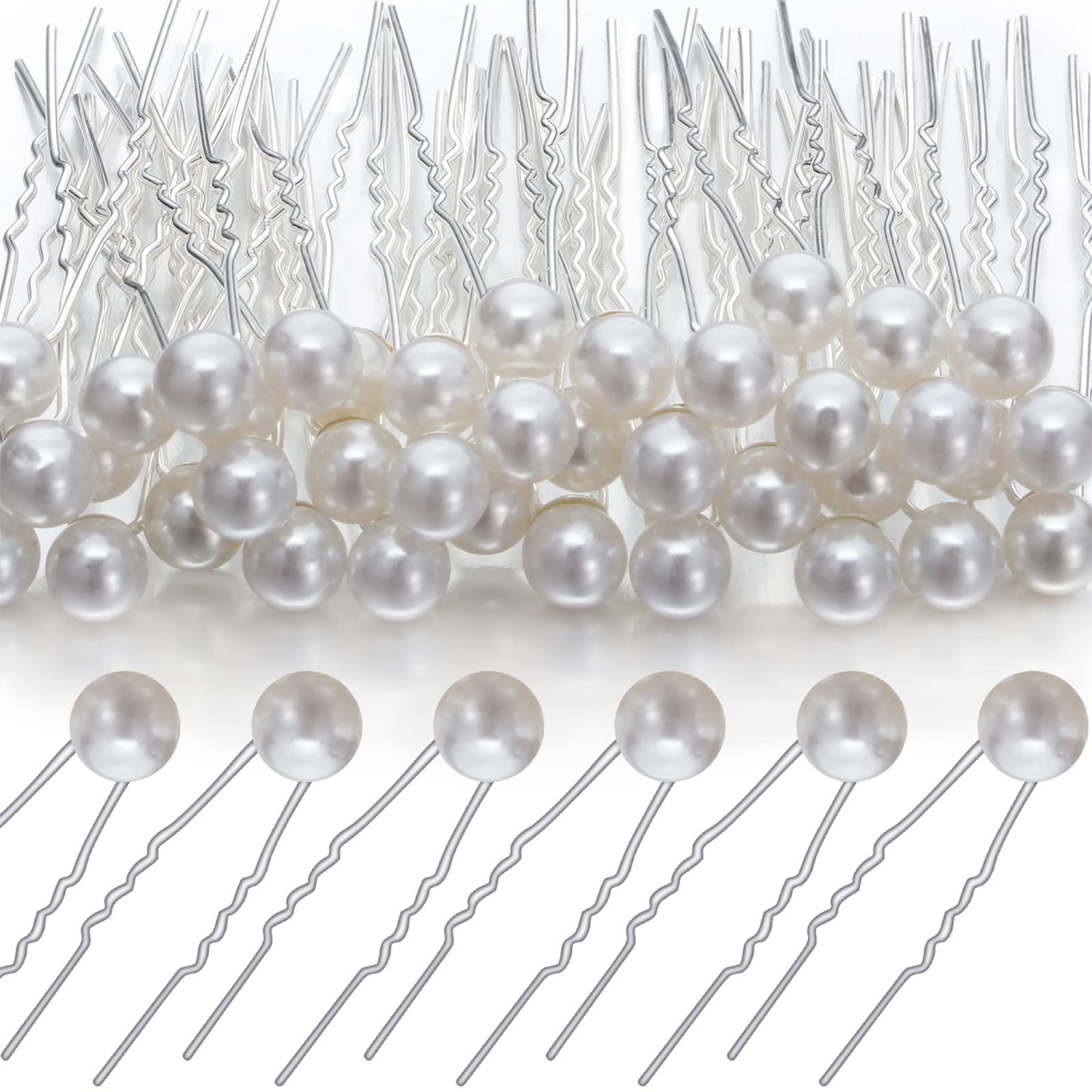 WILLBOND front packaging showing 40 pearl hair pins and wedding-ready look benefit