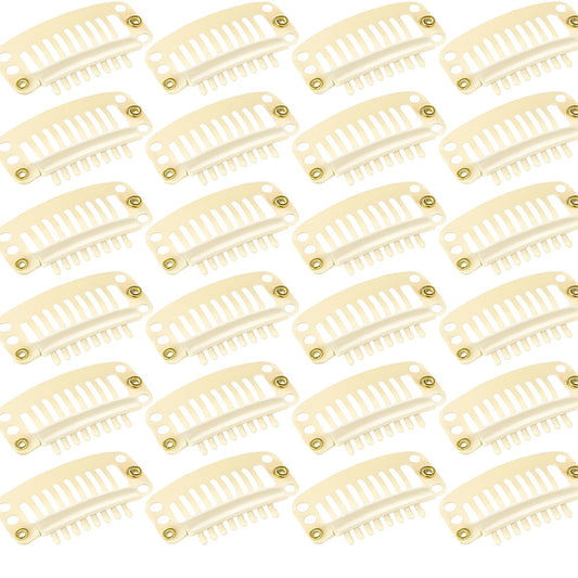 WILLBOND front view of 30-piece beige clip pack showing quantity and compact design, convenient supply