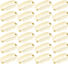 WILLBOND front view of 30-piece beige clip pack showing quantity and compact design, convenient supply