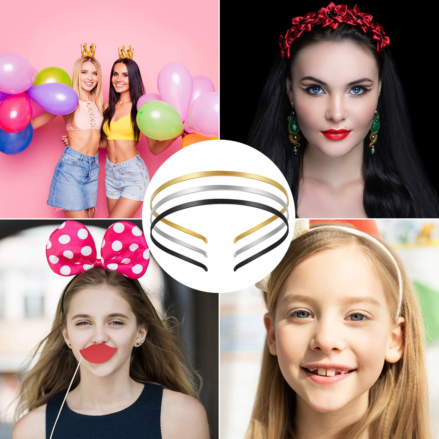 WILLBOND embellished headband DIY example showing custom styling potential