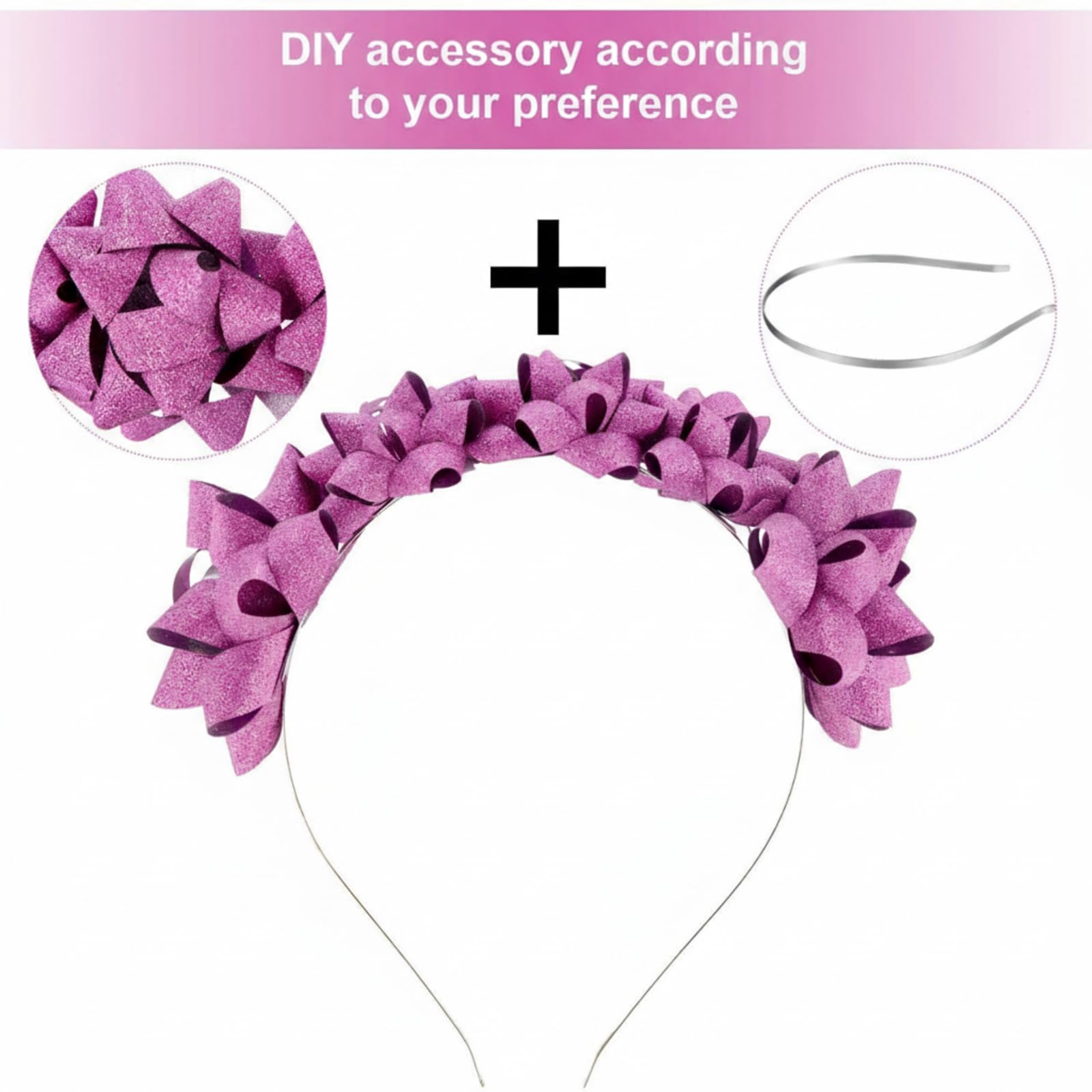 WILLBOND silver headband texture detail highlighting durable metal quality