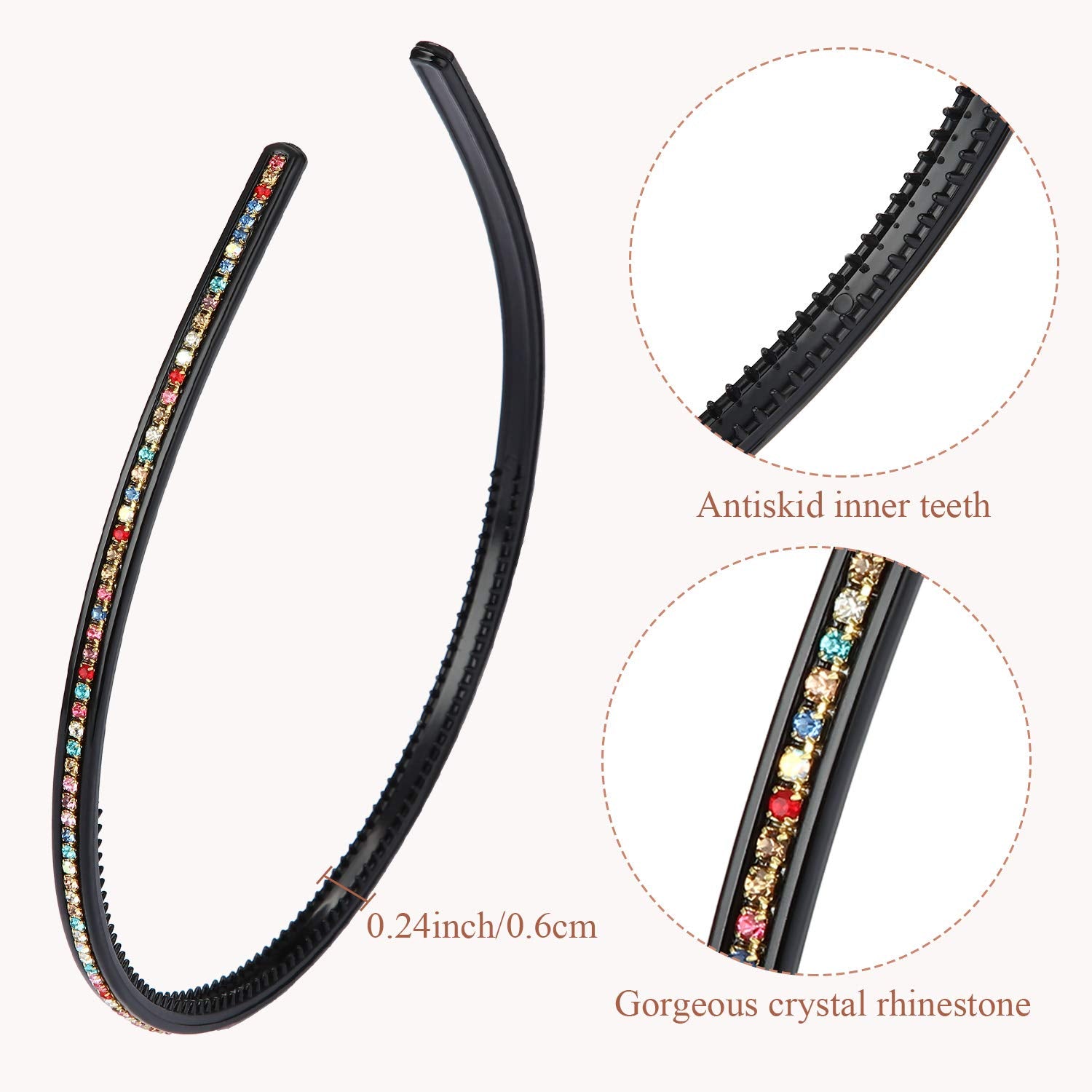 WILLBOND nine headbands flatlay displaying color variety for versatile styling