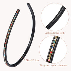 WILLBOND nine headbands flatlay displaying color variety for versatile styling