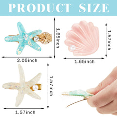 WILLBOND clip worn in hair on beach showing seaside style enhancement