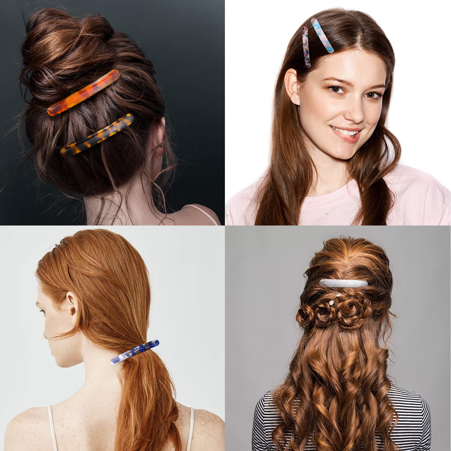 WILLBOND barrette securing a sleek ponytail for secure all-day hold