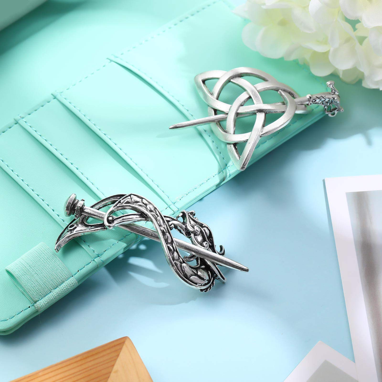 WILLBOND hairpin in a half-up hairstyle showing secure styling benefit
