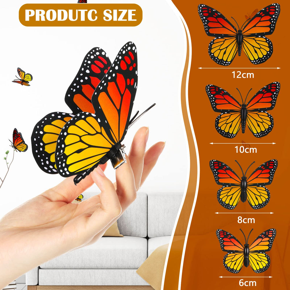 WILLBOND butterfly clipped in bun, lightweight accent adds playful charm