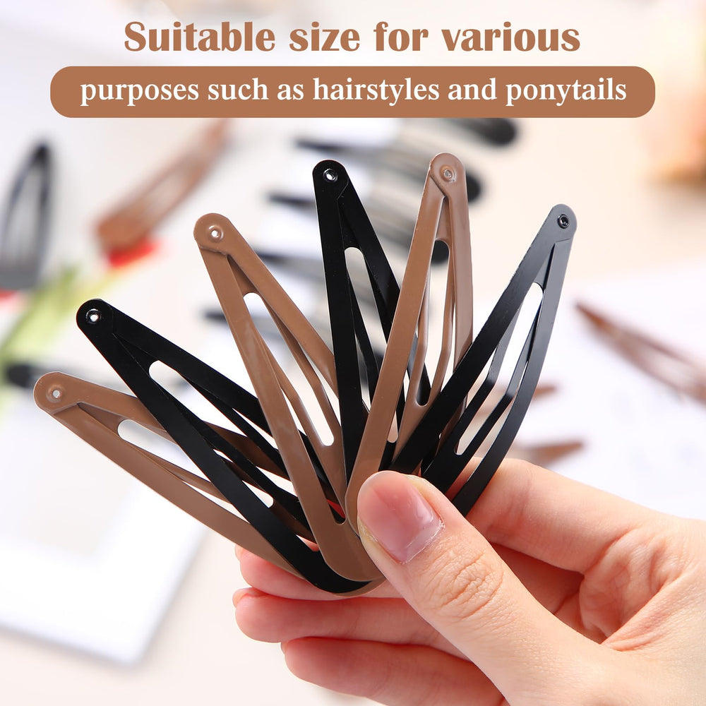 WILLBOND clip holding half-up hairstyle showing reliable hold and neat styling benefit