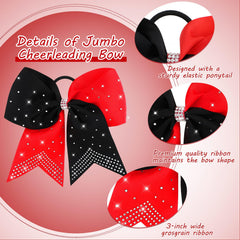 WILLBOND bow worn on high ponytail during practice showing stable fit