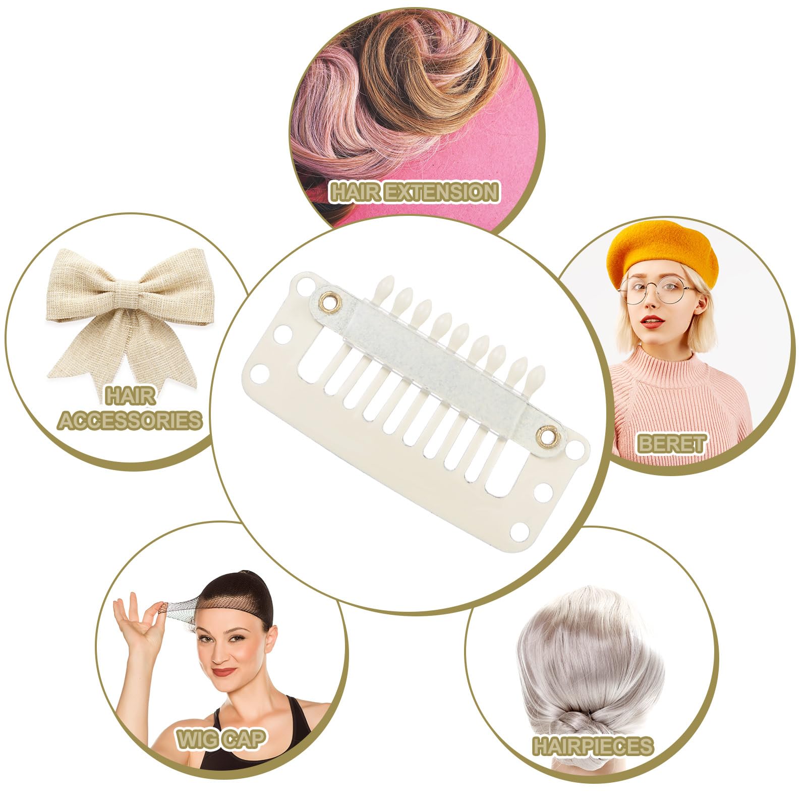 WILLBOND clip attached to wig cap showing stable hold for everyday wear
