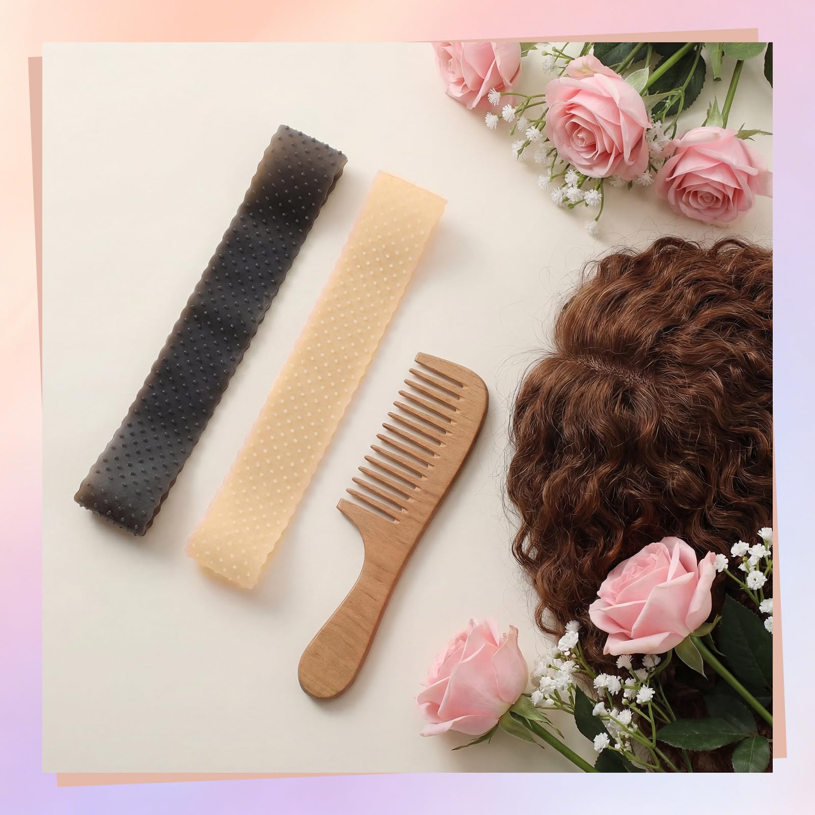 WILLBOND in use on woman wearing wig demonstrating stable, natural-looking hold