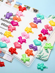 WILLBOND barrettes used as party decor adding bright accents to children's parties