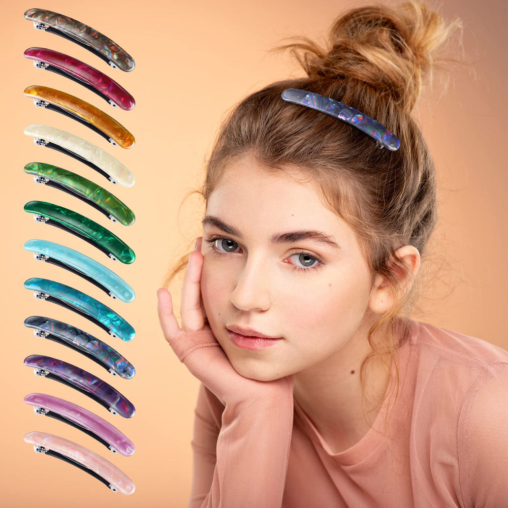 willbond barrettes arranged on vanity demonstrating elegant styling and gift-ready presentation
