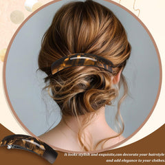 WILLBOND barrette worn with an outfit in lifestyle setting, stylish accessory