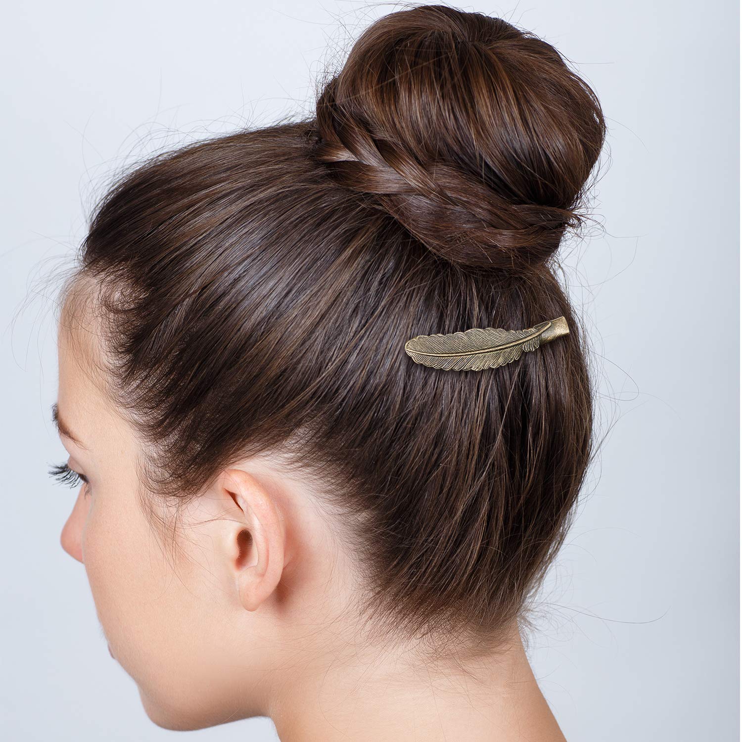 WILLBOND barrettes worn at wedding for delicate, photogenic accents