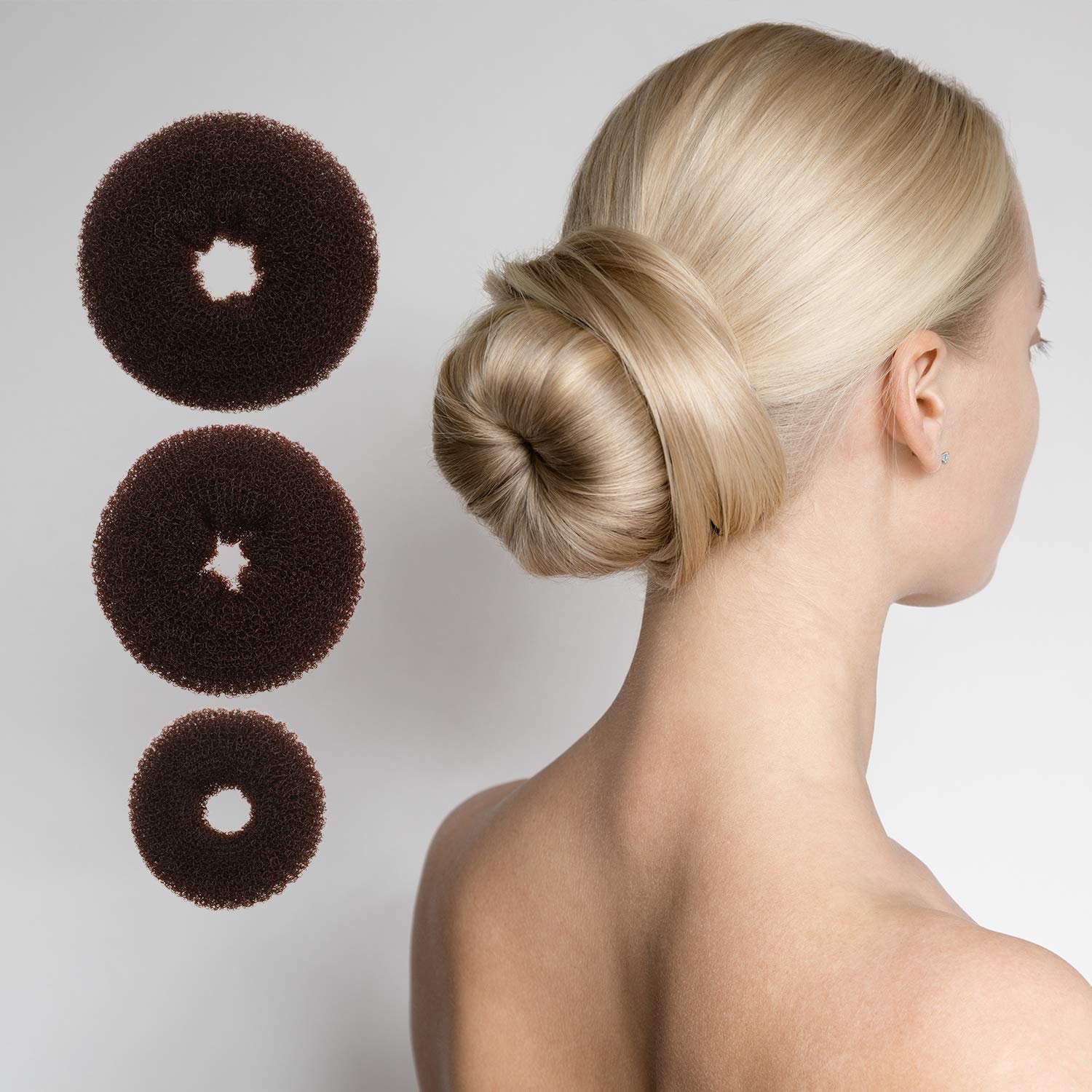 WILLBOND low chignon on model showing professional updo for events