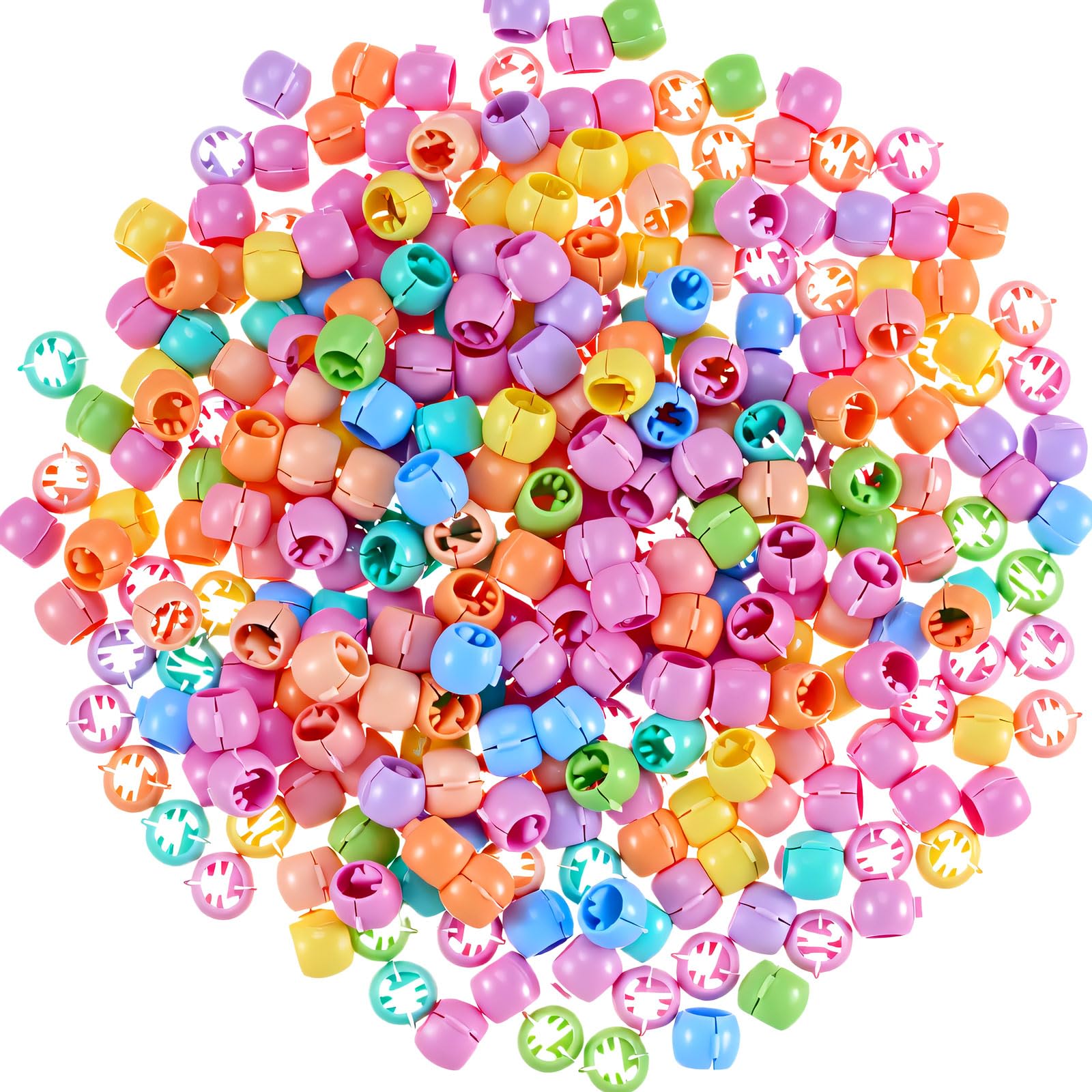 WILLBOND front packaging showing full 300-piece macaron clip set, easy selection benefit