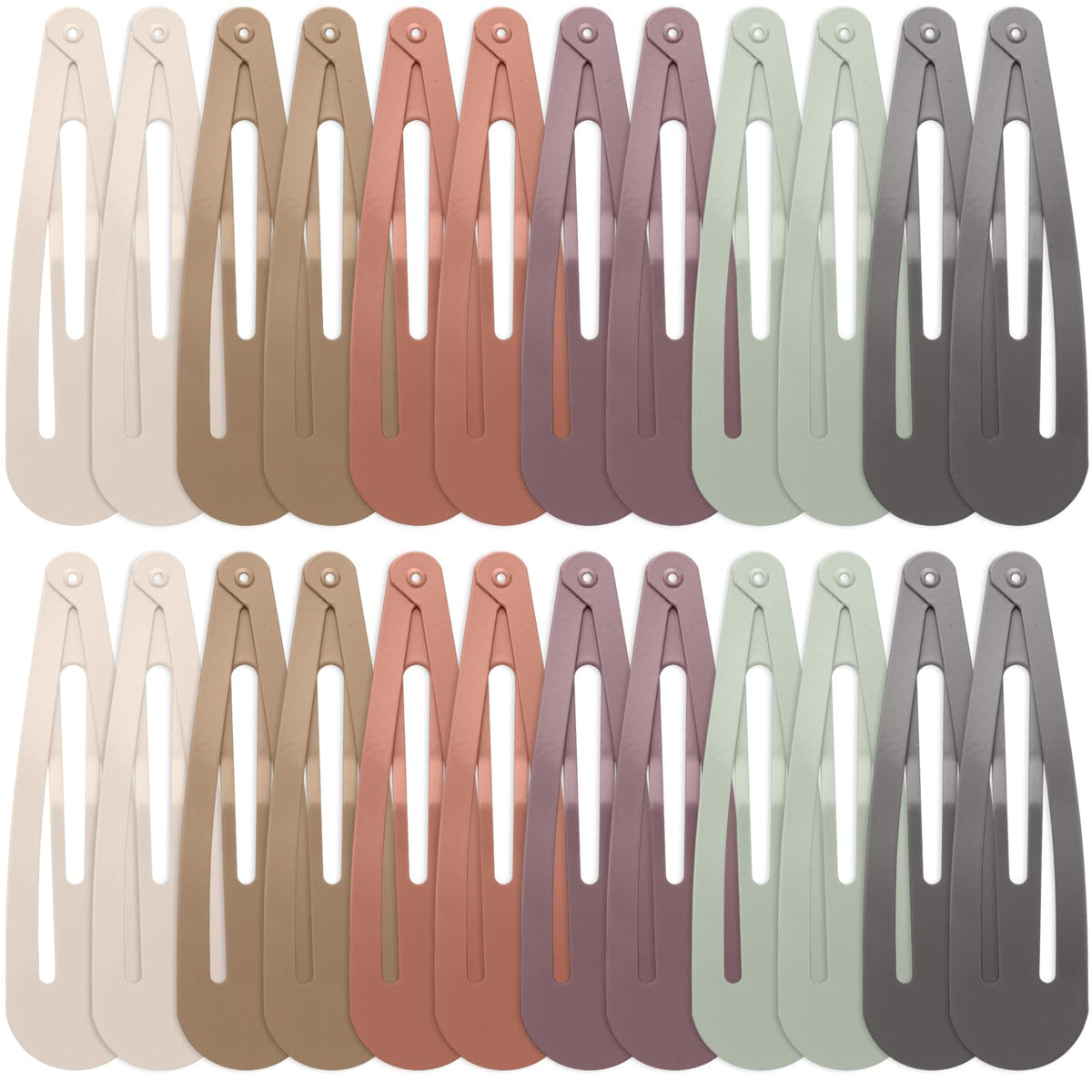 WILLBOND multicolor clips spread showing quantity and variety for styling