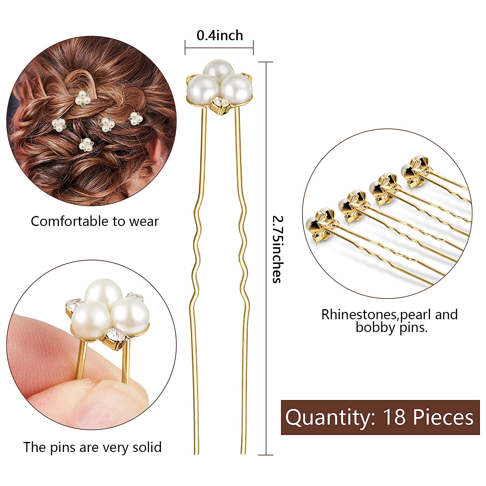 WILLBOND pin inserted into braid illustrating secure placement benefit