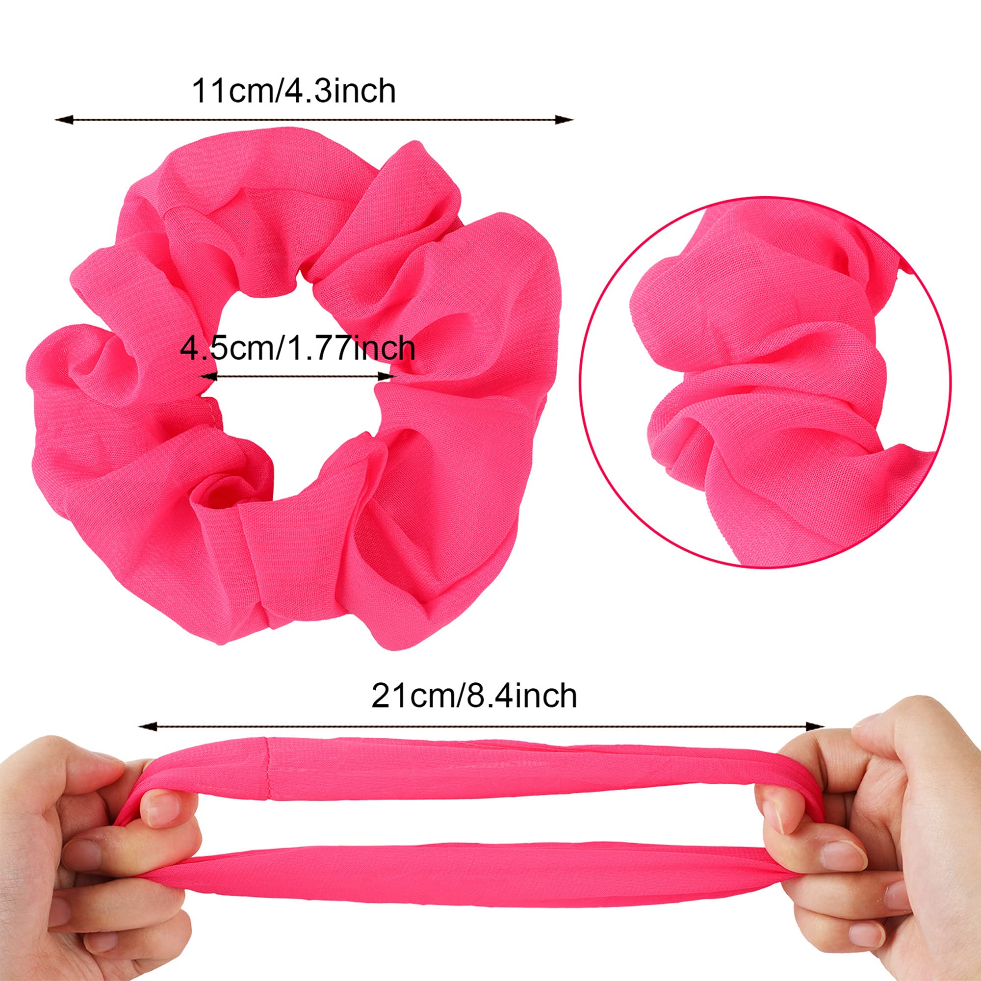 WILLBOND scrunchie holding a ponytail in use showing secure hold benefit