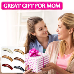 WILLBOND six barrettes laid flat, displays color selection for outfit matching