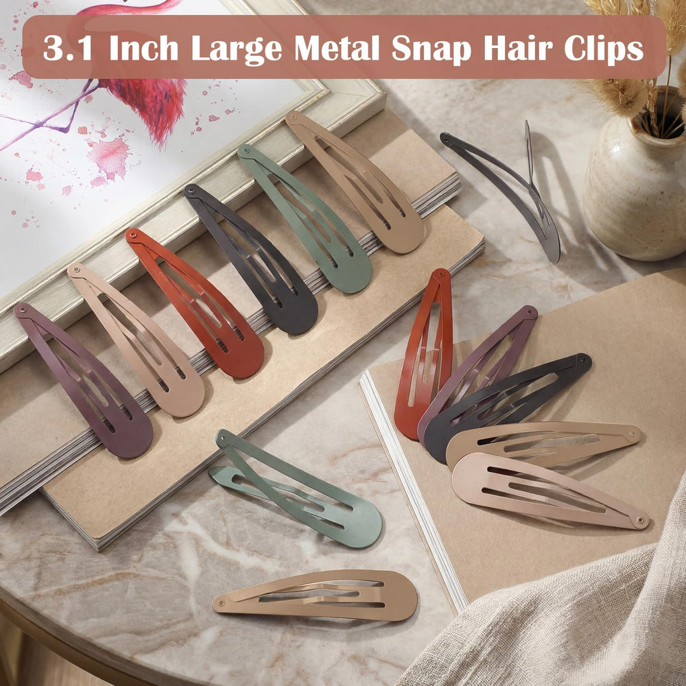 WILLBOND clip beside hand showing 3.1-inch scale for size clarity