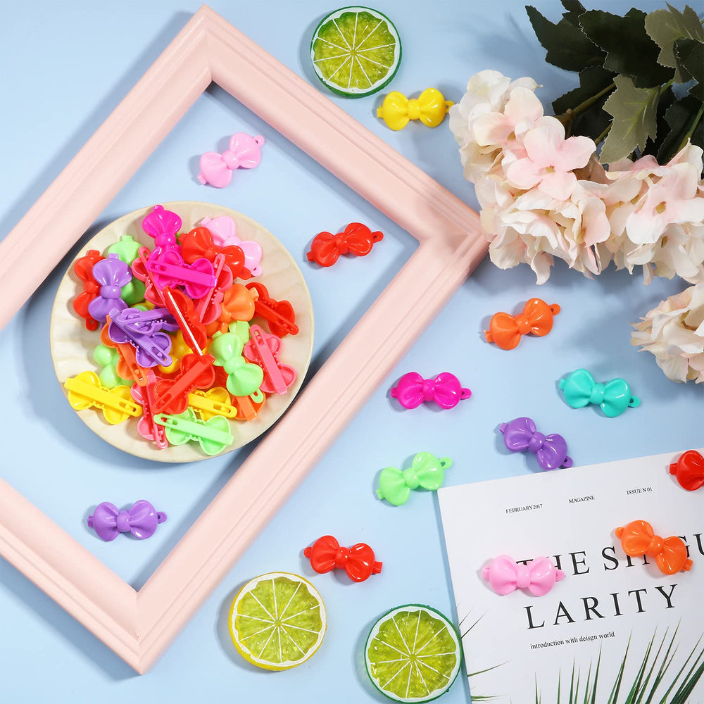 WILLBOND array of clips spread on table for party favors and crafts