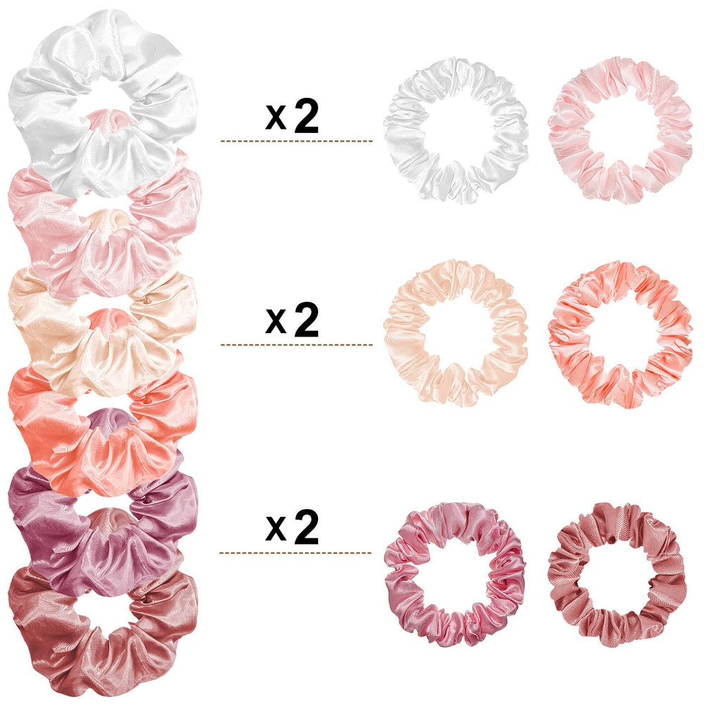 WILLBOND size comparison showing thin and larger scrunchie for fit options