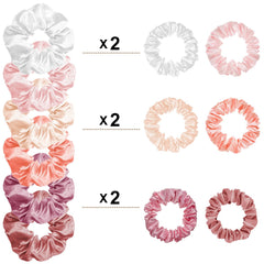 WILLBOND size comparison showing thin and larger scrunchie for fit options