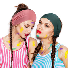 WILLBOND headband used while running outdoors, sweat-managing benefit