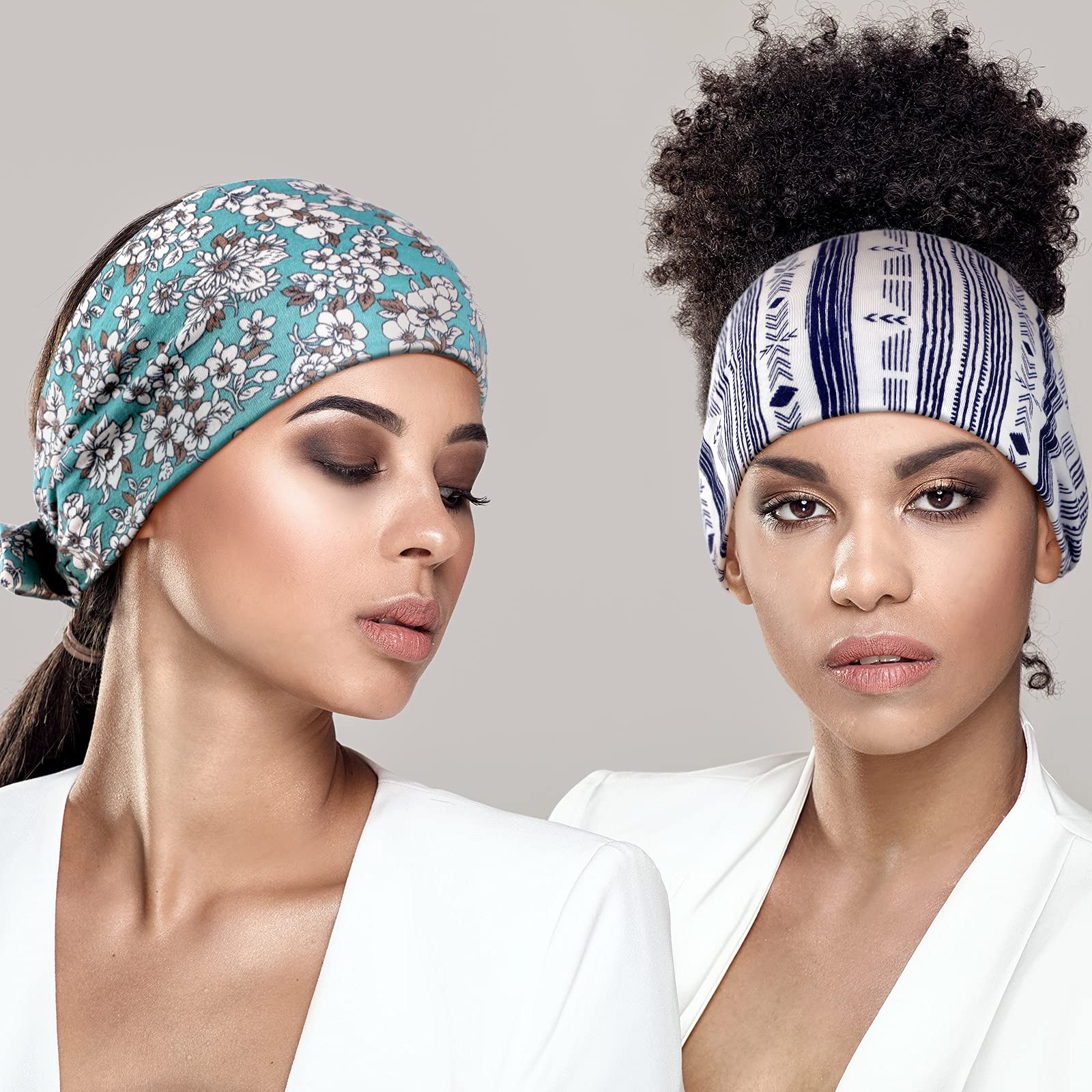 WILLBOND headband worn by woman doing yoga showing sweat control and non-slip fit