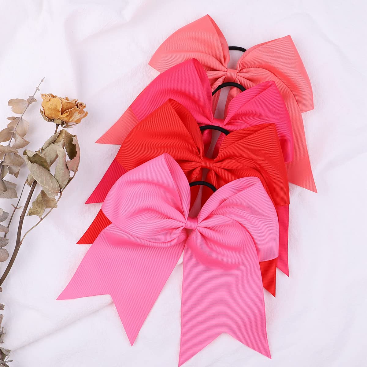 WillingTee bow worn in high ponytail showing visible performance style