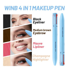 winb pen held in hand showing size and travel convenience