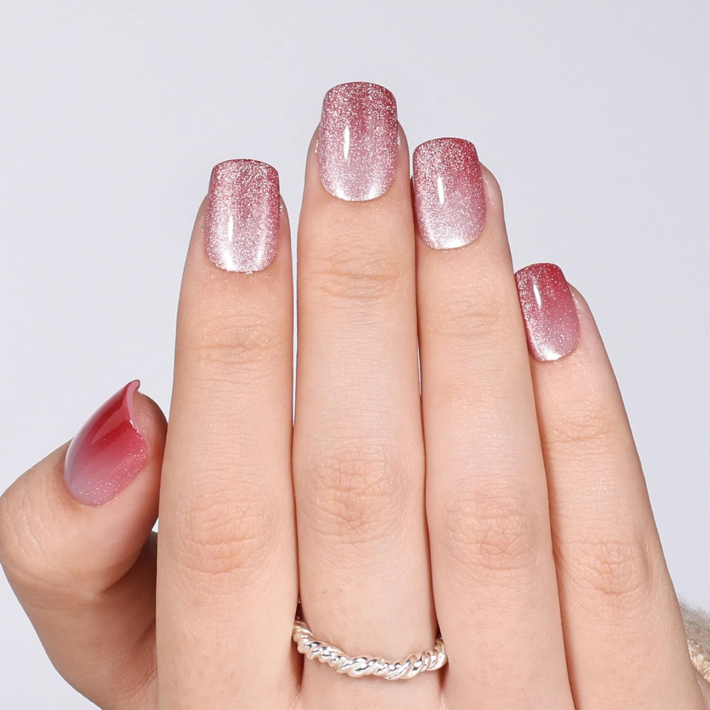 WiniBeauty press-on nails worn on model hand, styled for events and photos