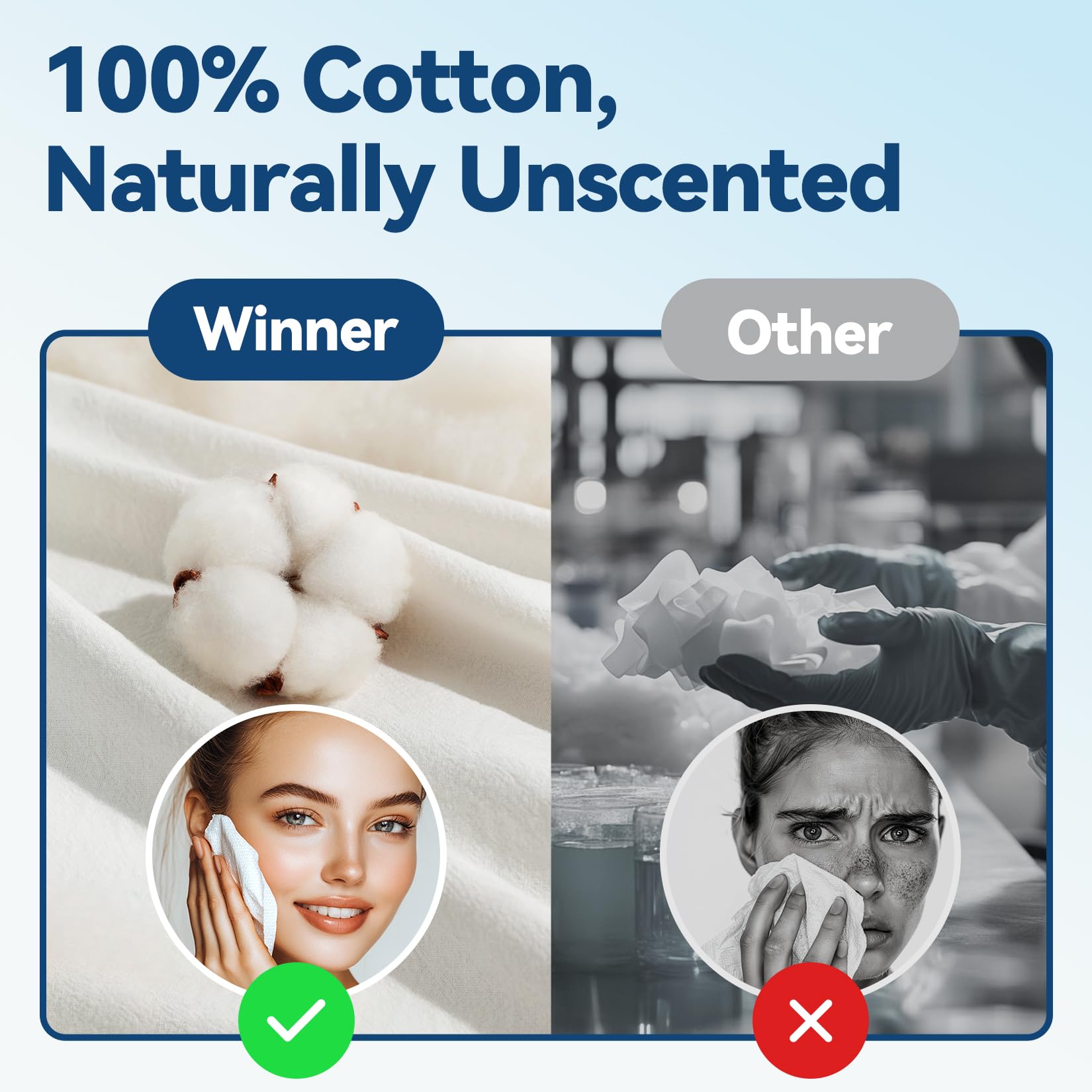 Winner product label with OEKO-TEX and USDA biobased certifications benefit