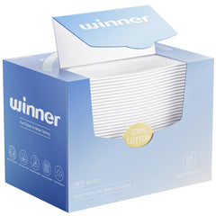 Winner pack front showing 55-count and clean design benefit