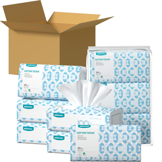Winner front package showing bulk case and branding for easy storage benefit