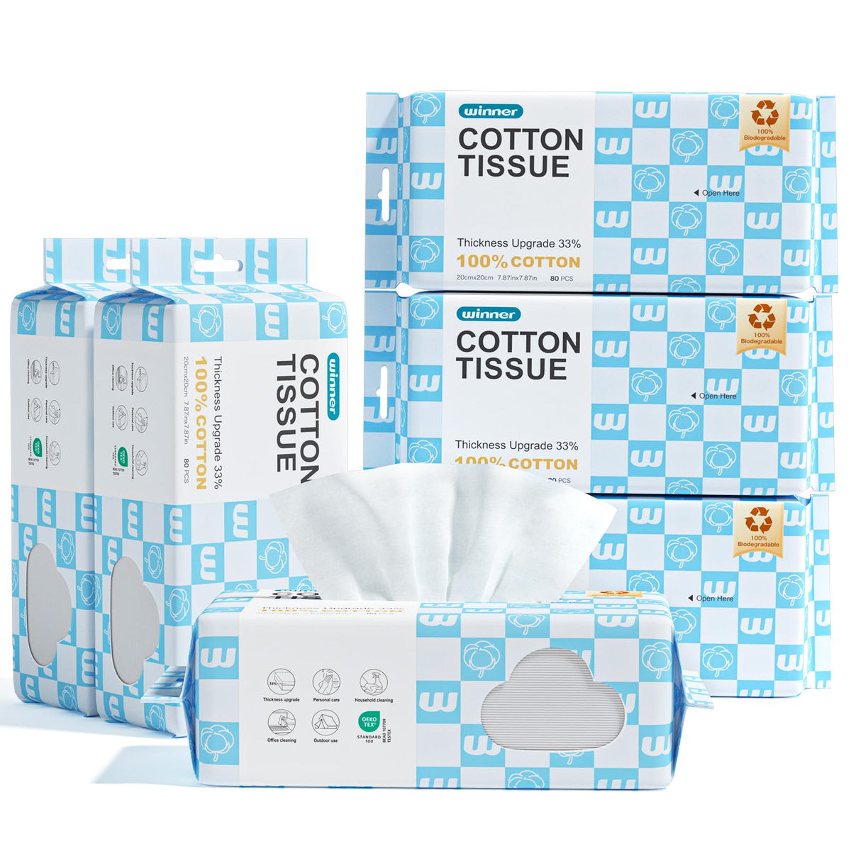 Winner front packaging showing hangable pack and quantity benefit convenience