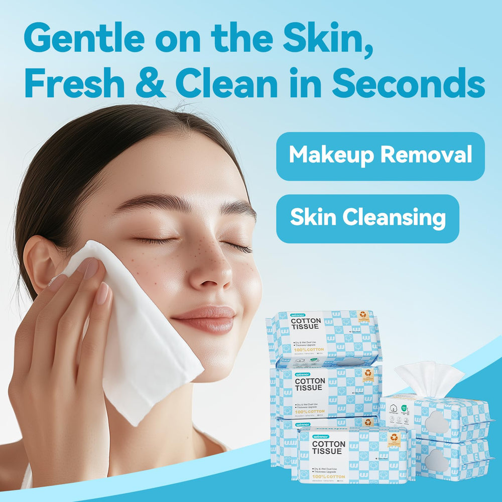 Winner removing makeup from face showing effective, hygienic wipe benefit